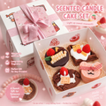 Scented Dessert Candle Gift Box – Cute Cake Style Aromatherapy Set
