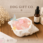 Ocean Crystal Seashell Diffuser StoneNo Flame Scented Stone Air Freshener with Essential Oil