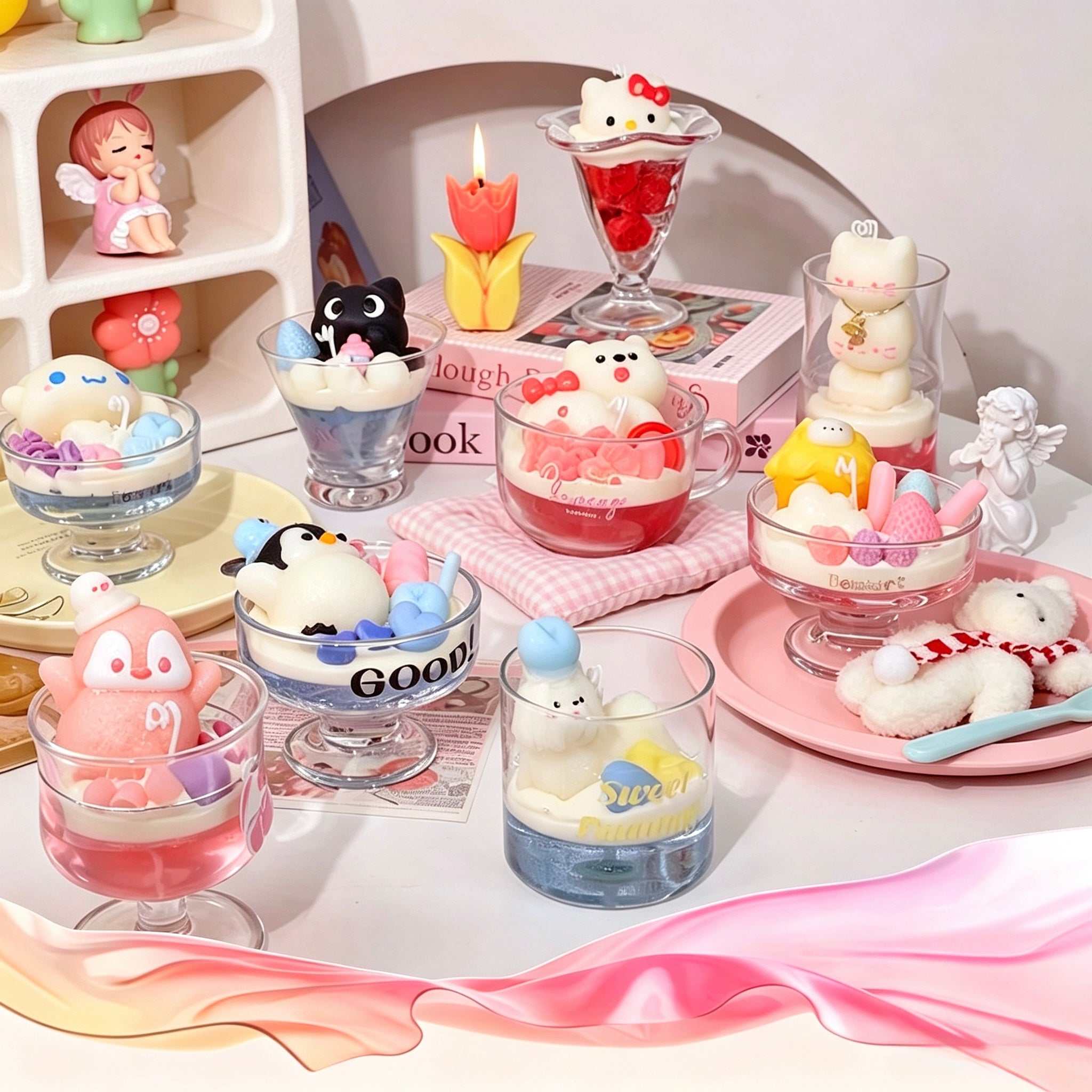 Handmade Kawaii Dessert Scent Candle