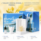 City of Angels Crystal Aromatherapy Gift Set with 3 Modes LED Lamp  Unique Gift for Birthday, Anniversary, Valentine’s Day, Women & Her