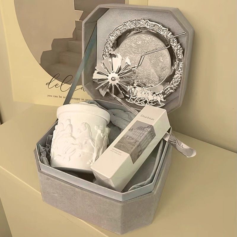 🎠 Rotating Carousel Scented Candle Gift Set | Premium Aromatherapy Home Decor
