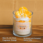 Handmade Dessert Scented Candle – 9 Fragrance Options | Personalized Gift Candle