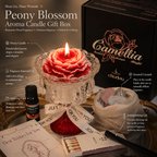Elegant Floral Aroma Candle Gift Box – Romantic Home Fragrance & Aesthetic Decor Collection