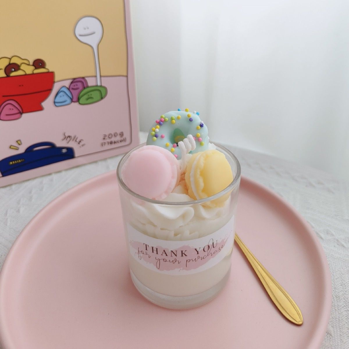 Decadent Dessert Scented Candle Stress Relief & Aromatherapy