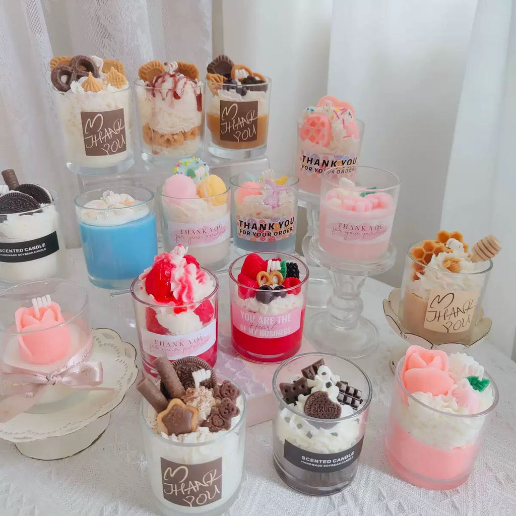 Decadent Dessert Scented Candle Stress Relief & Aromatherapy
